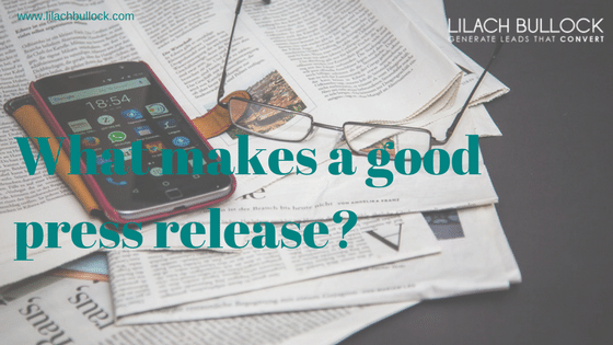 How to write a press release that gets noticed