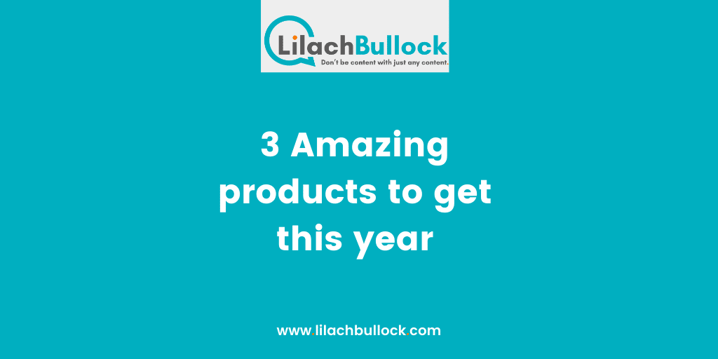 3 Amazing products to get this year