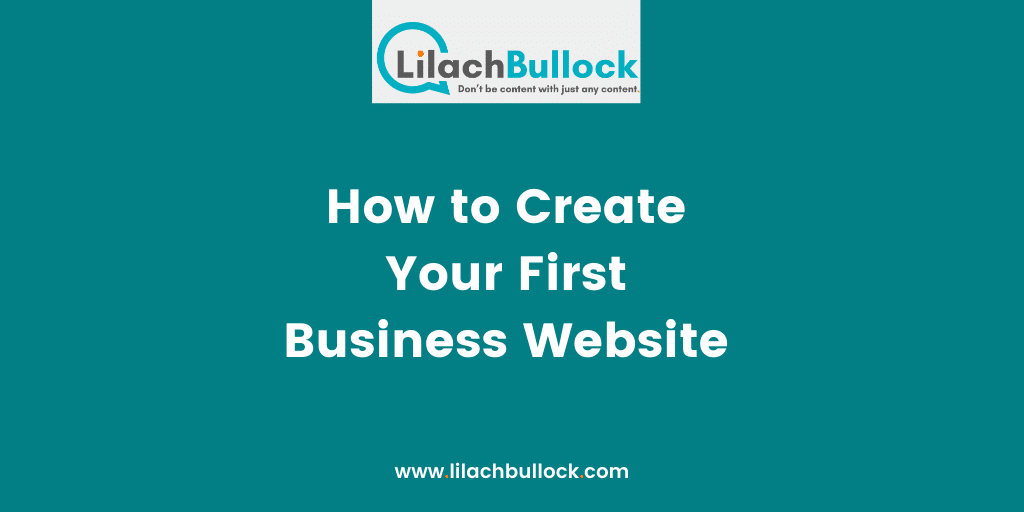 How to Create Your First Business Website