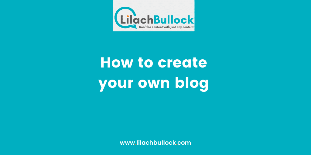 How to create your own blog