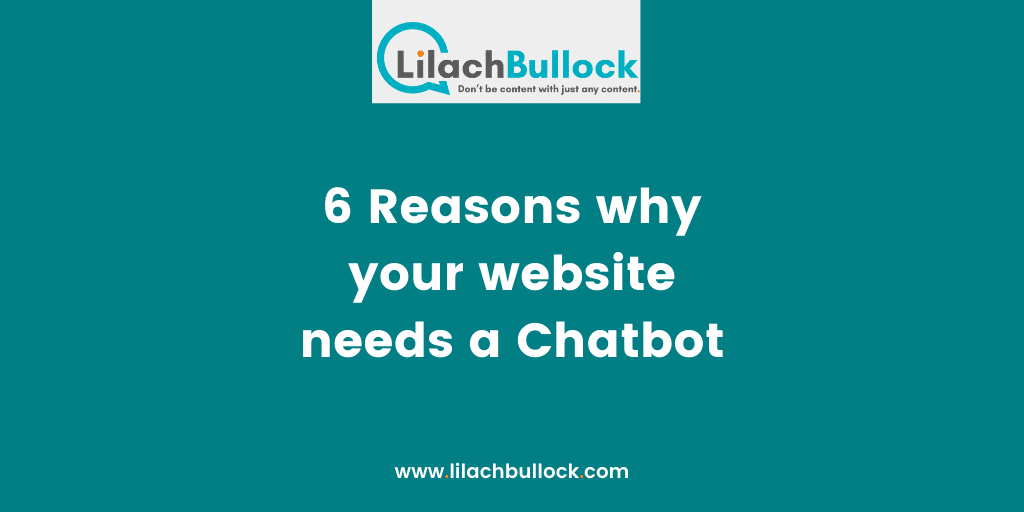 6 Reasons why your website needs a Chatbot-min