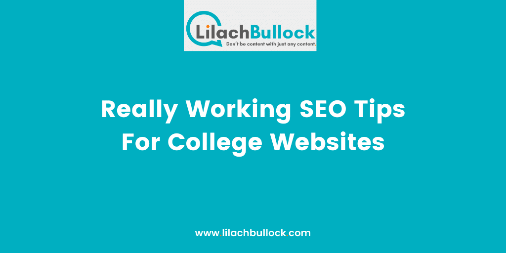 Really Working SEO Tips For College Websites(1)