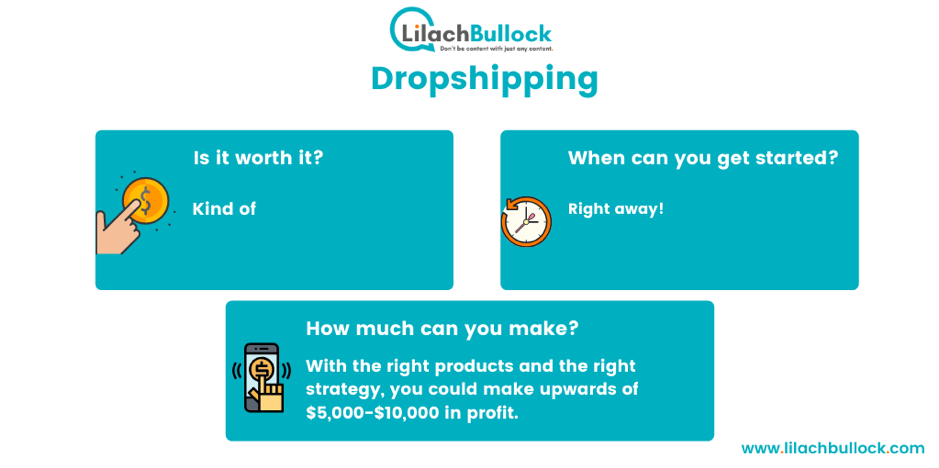 making money online with dropshipping