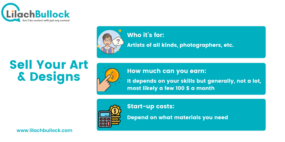 How to make money online with your art