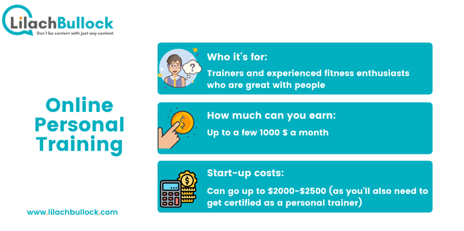 How to make money online with online personal training