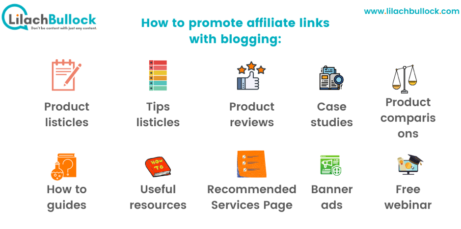 How to promote affiliate links with blogging