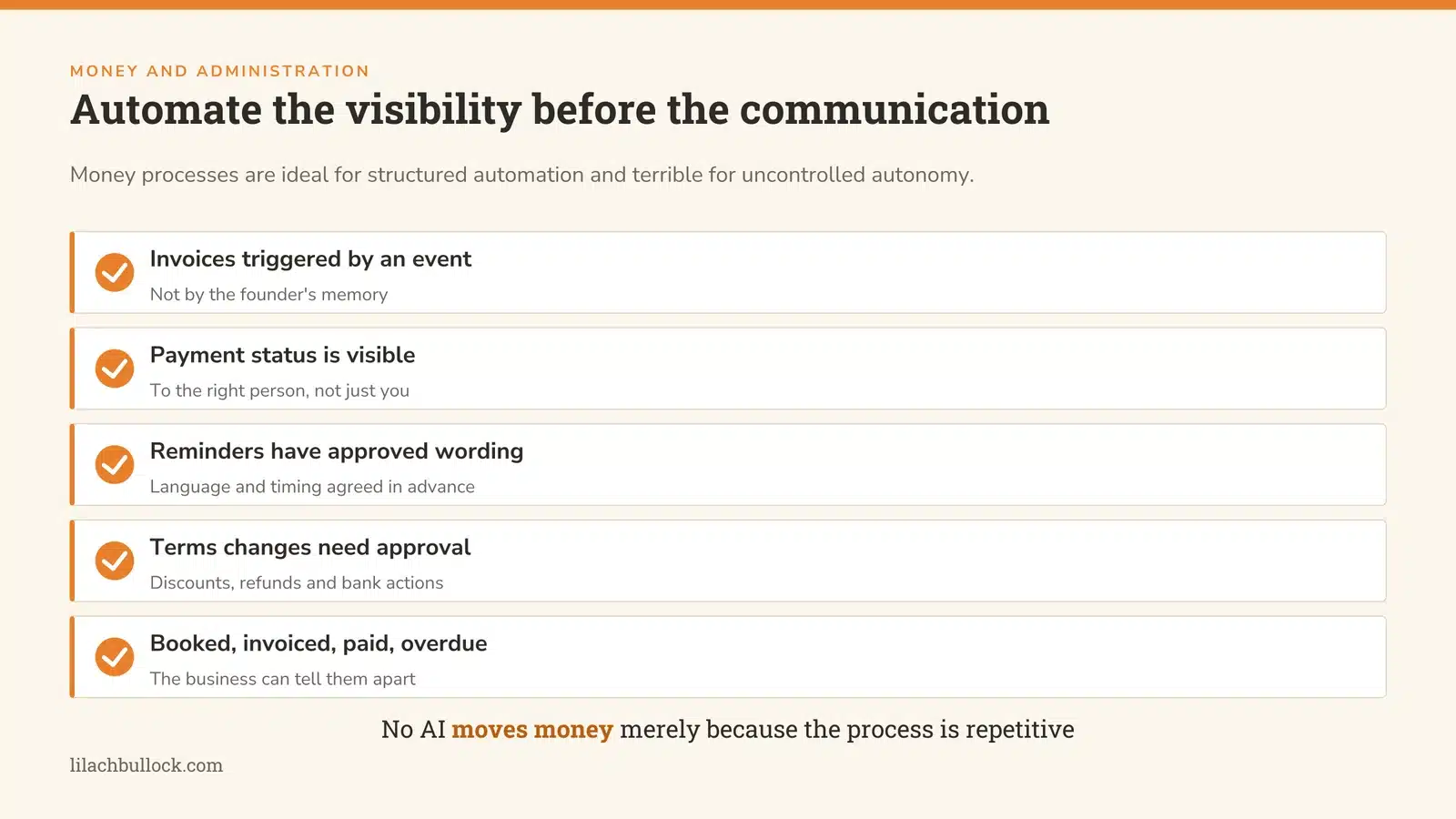 Invoice automation with a human approval checkpoint