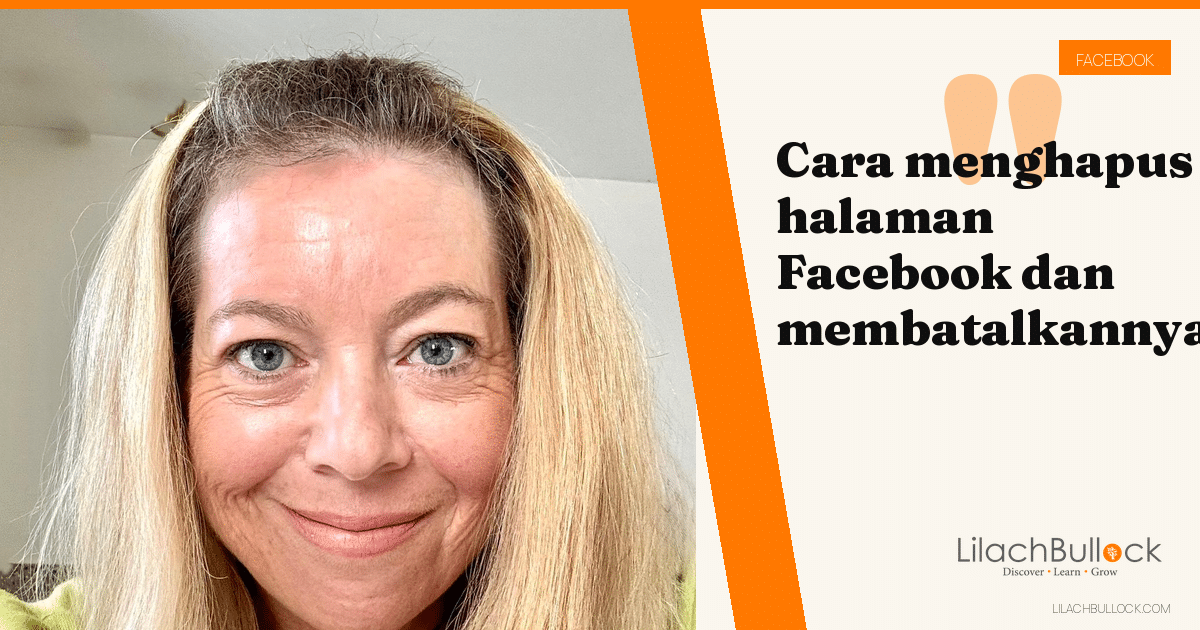 Cara menghapus Halaman Facebook dan membatalkannya dalam 14 hari (2026)