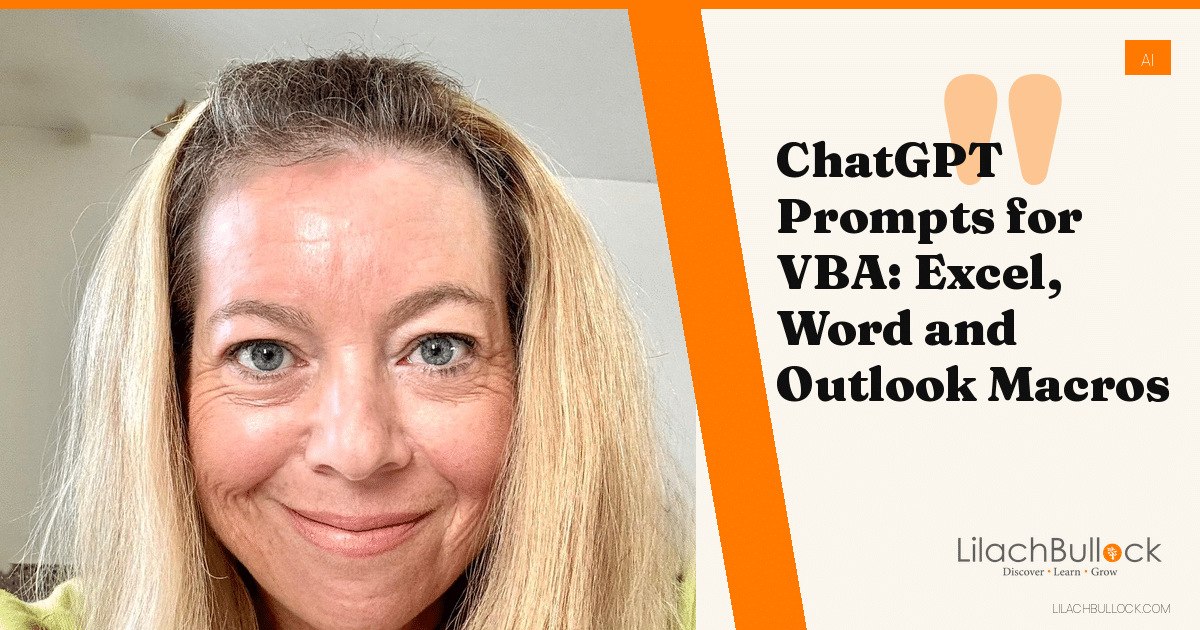 ChatGPT Prompts for VBA: Excel, Word and Outlook Macros