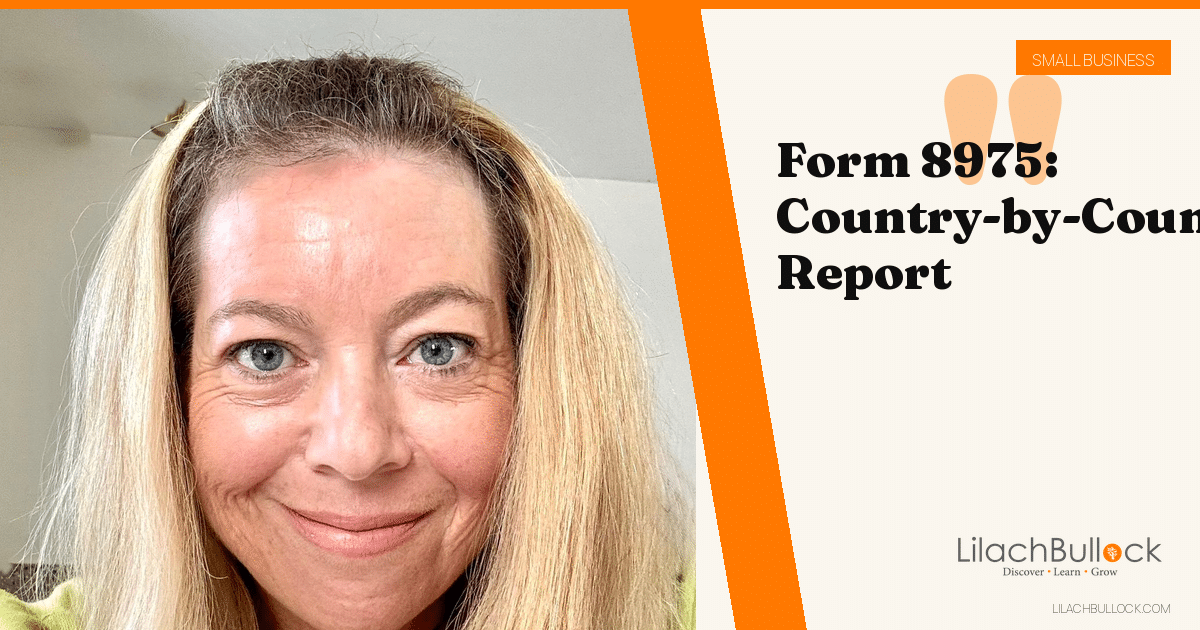 Form 8975: The US Country-by-Country Report