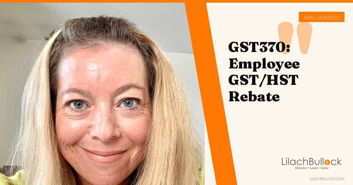 GST370: The GST/HST Rebate for Employees and Partners