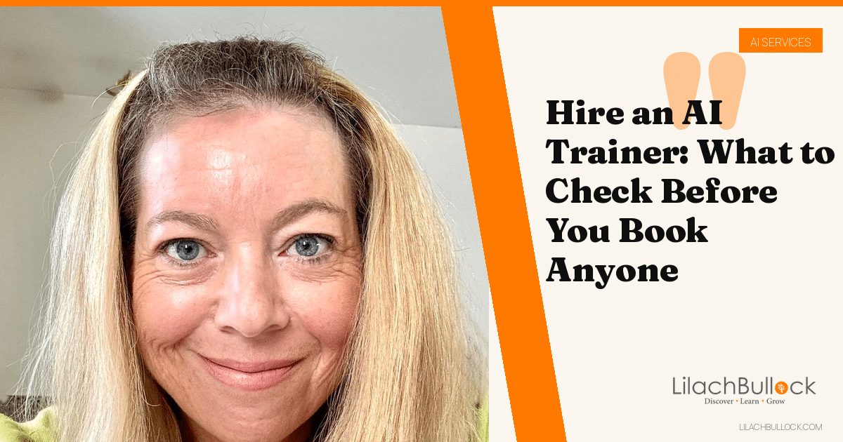 Hire an AI Trainer: What to Check Before You Book Anyone