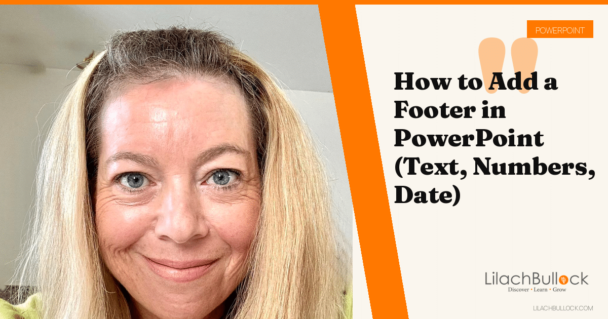 How to Add a Footer in PowerPoint (Text, Numbers, Date)