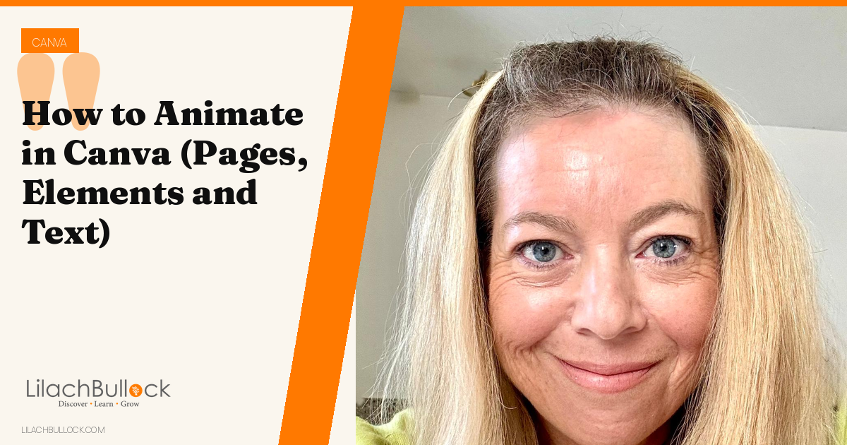 How to Animate in Canva (Pages, Elements and Text)