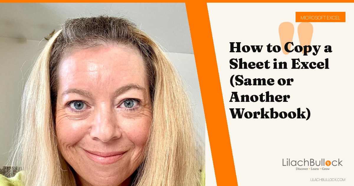 How to Copy a Sheet in Excel (Same or Another Workbook)