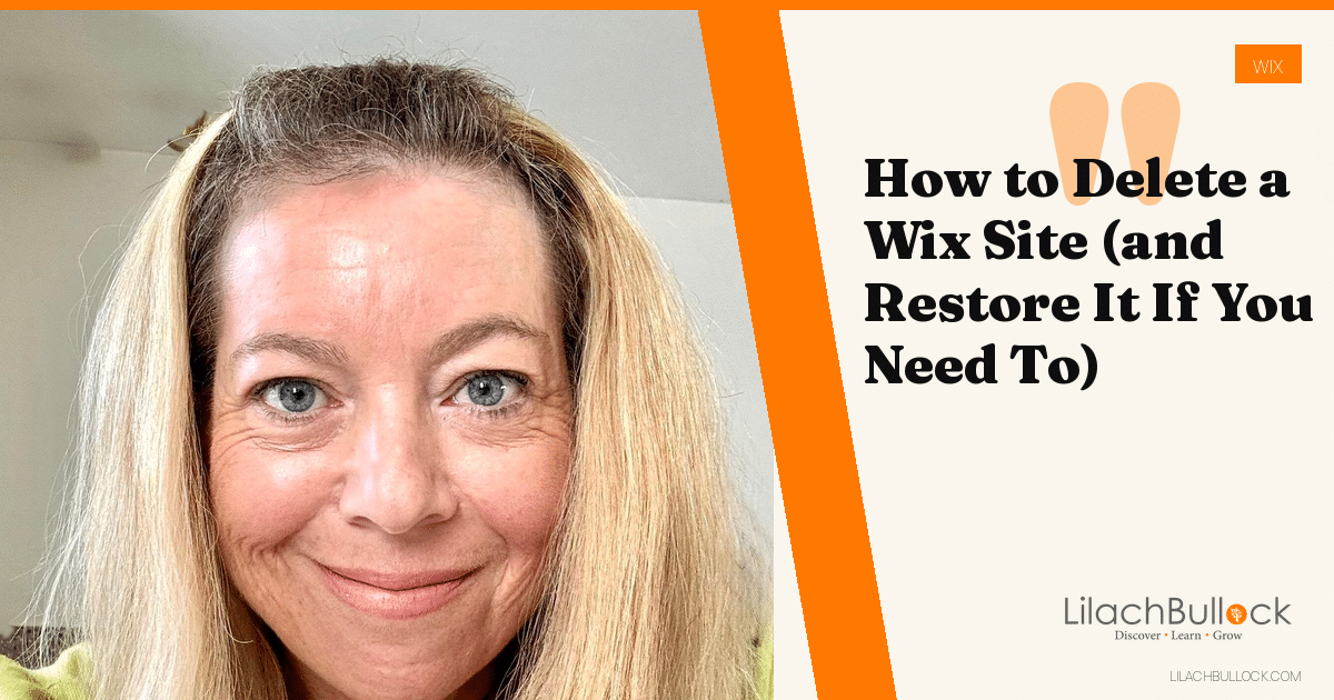 How to Delete a Wix Site (and Restore It If You Need To)