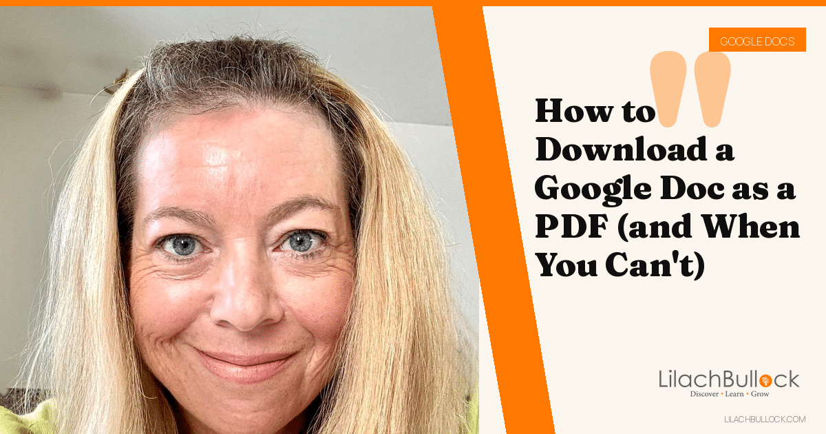 How to Download a Google Doc as a PDF (and When You Can't)