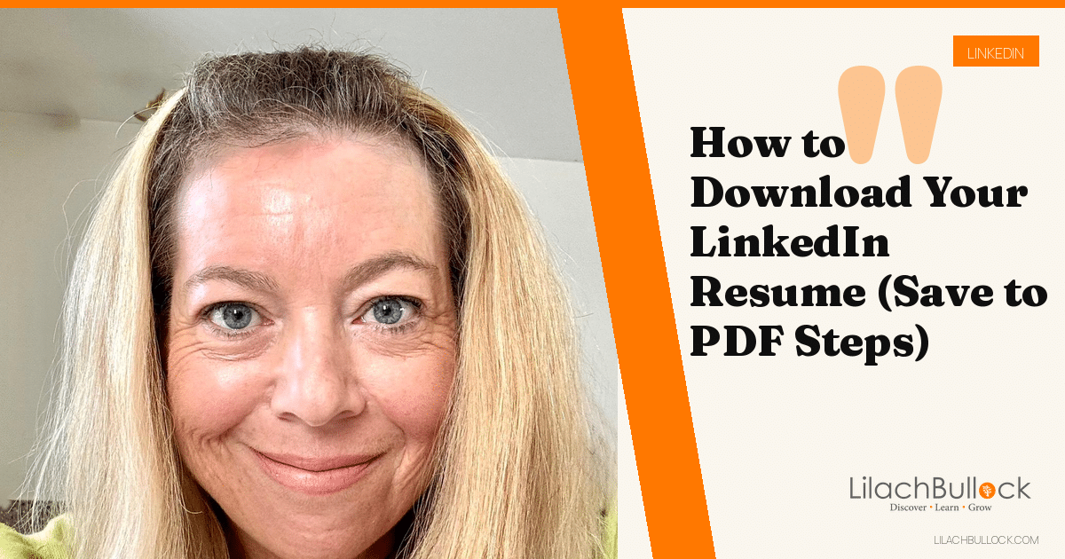 How to Download Your LinkedIn Resume (Save to PDF Steps)