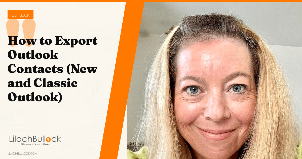 How to Export Outlook Contacts (New and Classic Outlook)