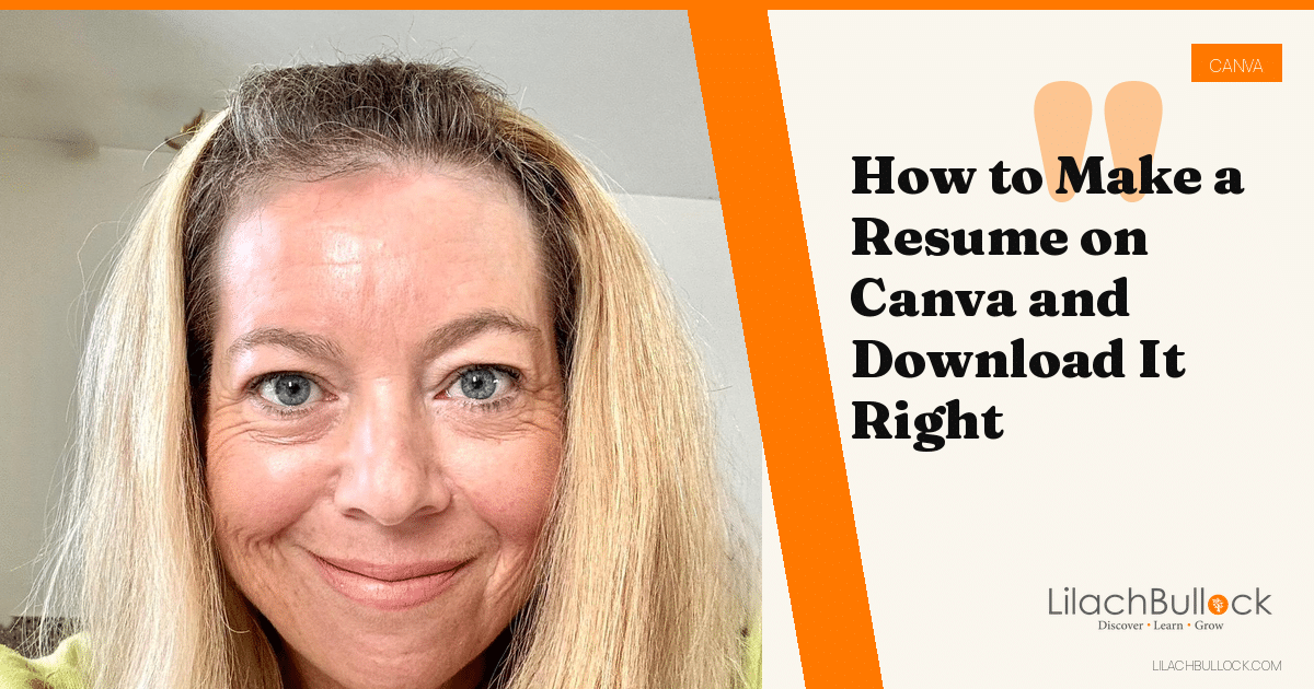 How to Make a Resume on Canva and Download It Right