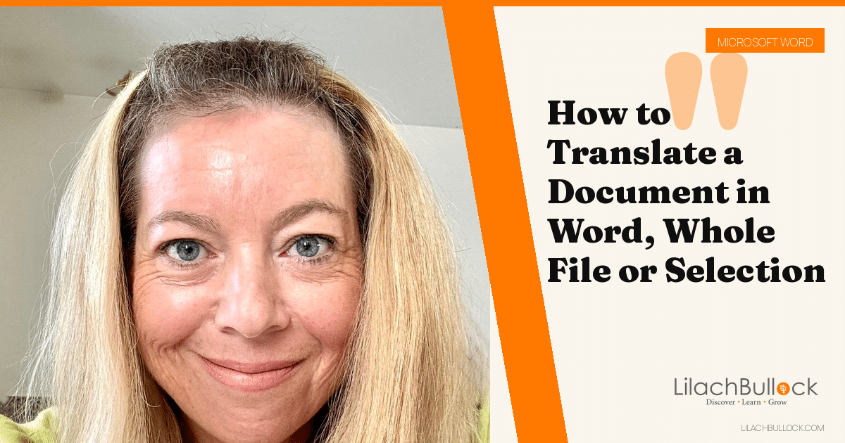 How to Translate a Document in Word, Whole File or Selection
