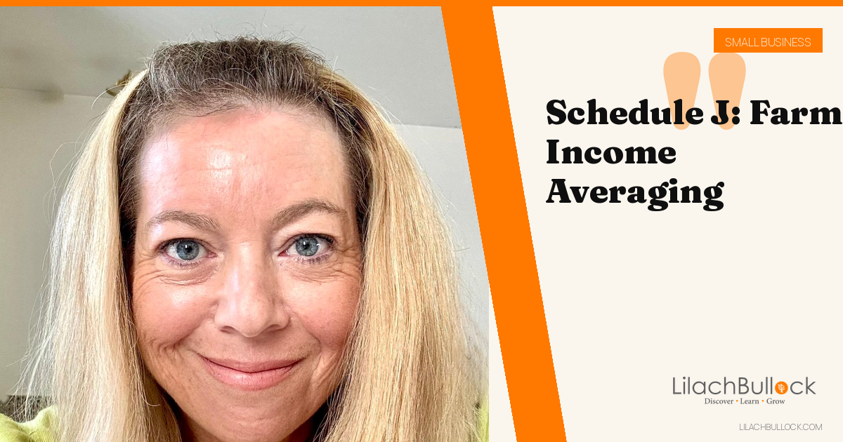Schedule J: Farm Income Averaging and the Corporate Tax Version