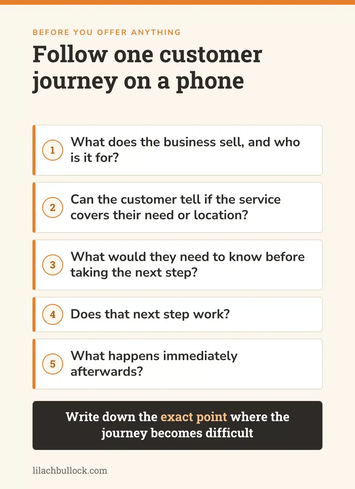 Five questions to answer on a phone before you offer to sell an AI website to a business