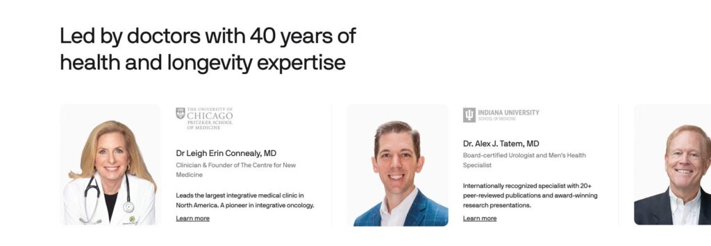 Superpower medical advisory board doctors