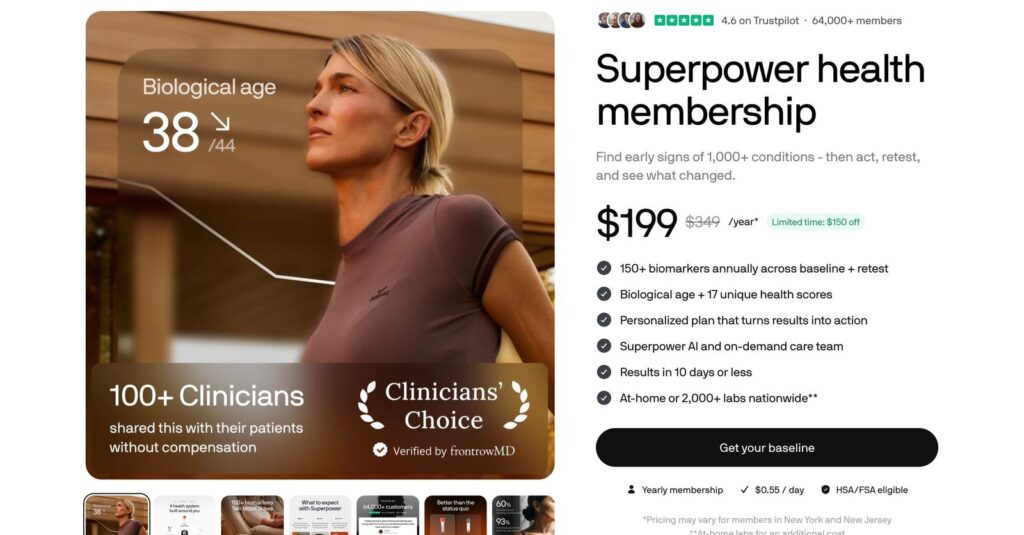 Superpower membership pricing card showing the 199 dollar limited time price