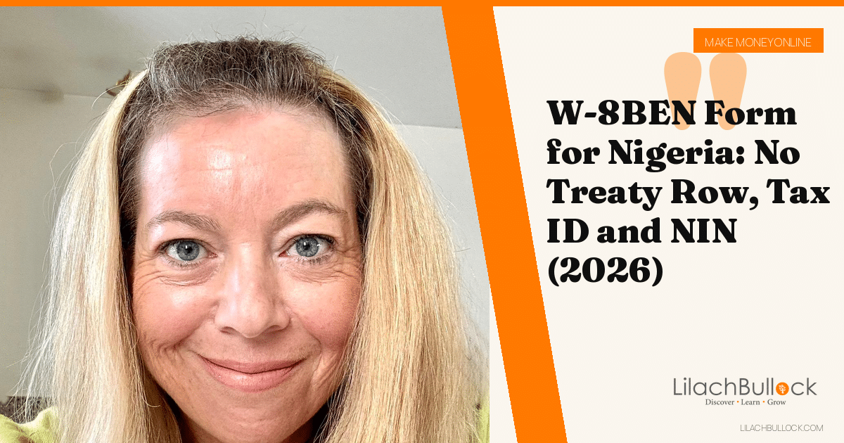 W-8BEN Form for Nigeria: No Treaty Row, Tax ID and NIN (2026)
